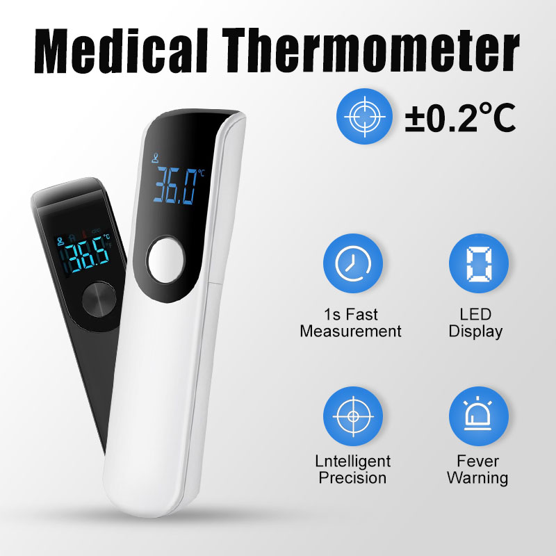 Digital Thermometer Infrared - AiQUE thermomètre numérique front fièvre corps