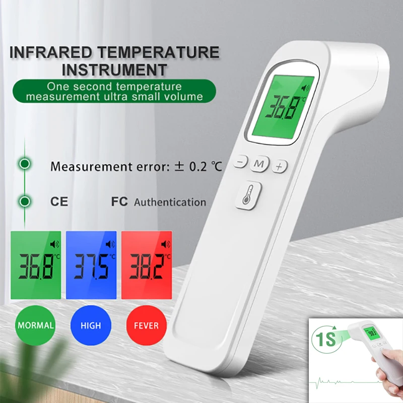 Digital Thermometer Infrared - AiQUE thermomètre infrarouge numérique LCD mesure