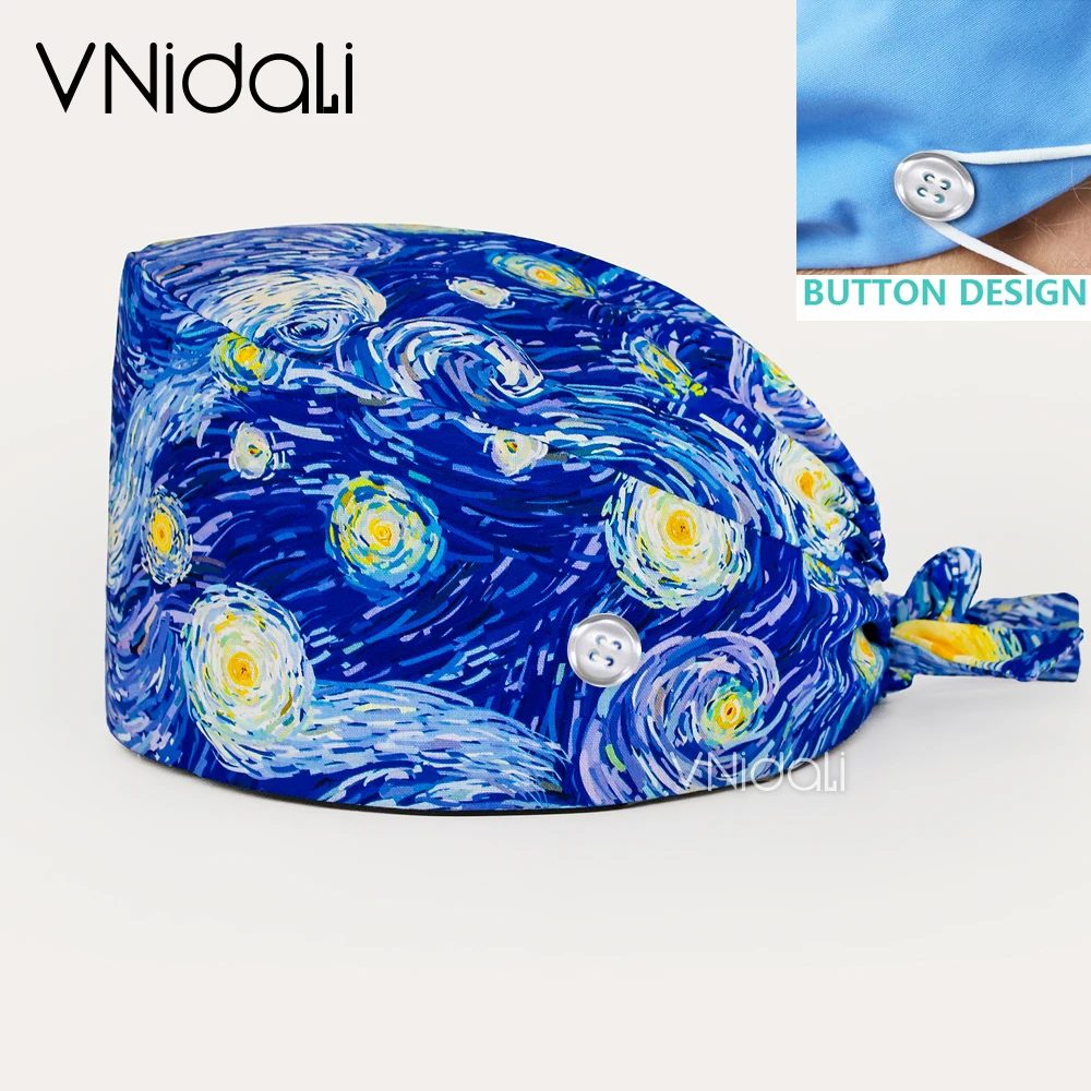 Medical Lab Work - Chapeaux de gommage imprimés, casquette d'opérateur