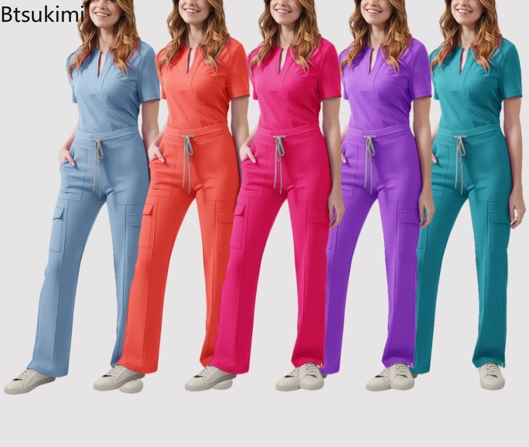 Medical Lab Uniform - Tenue Médicale Femme : Ensemble Blouse