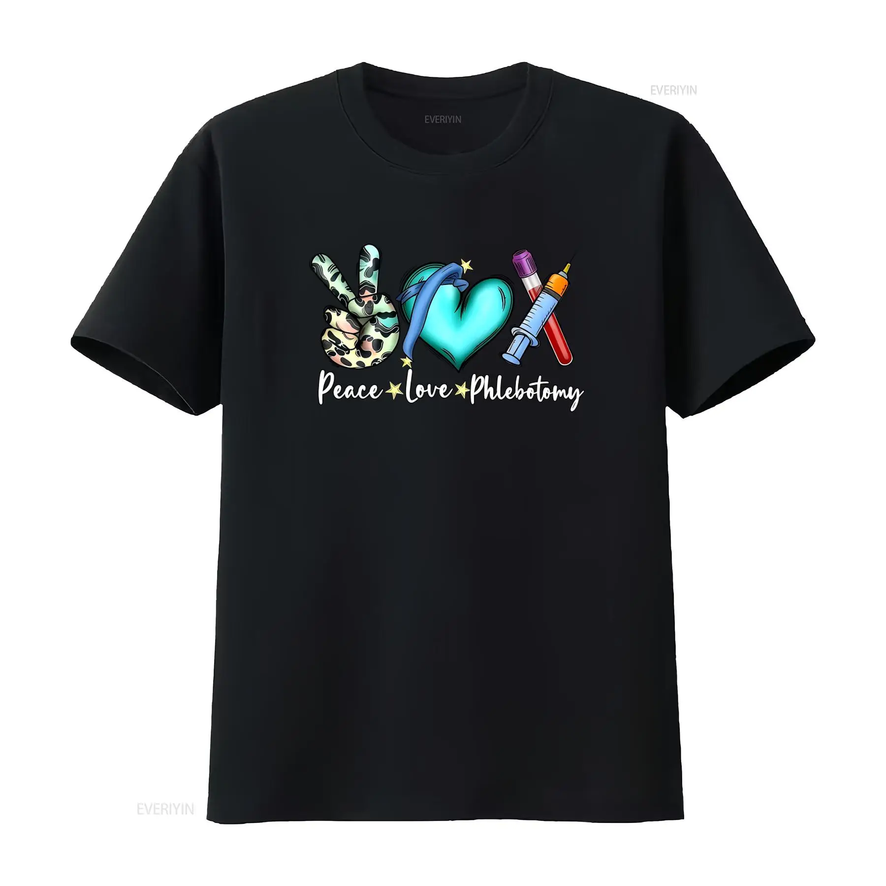 Medical Lab Technologist - T-shirt Peace Love Phlebotomy pour technicien