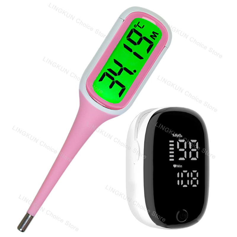 Digital Thermometer Infrared - Thermomètre rapide en Silicone 9S pour