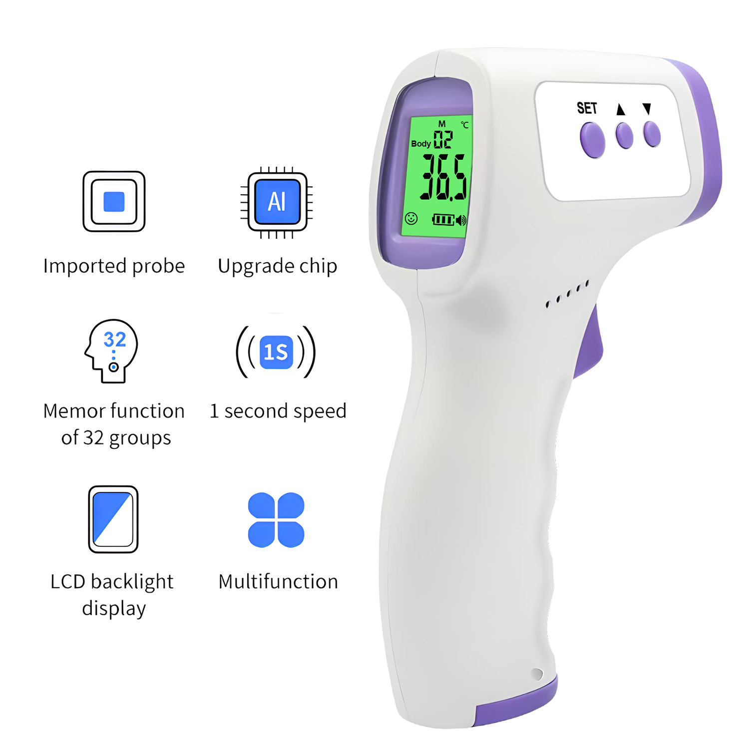 Thermomètre infrarouge de temp - Digital Thermometer Infrared avis et prix