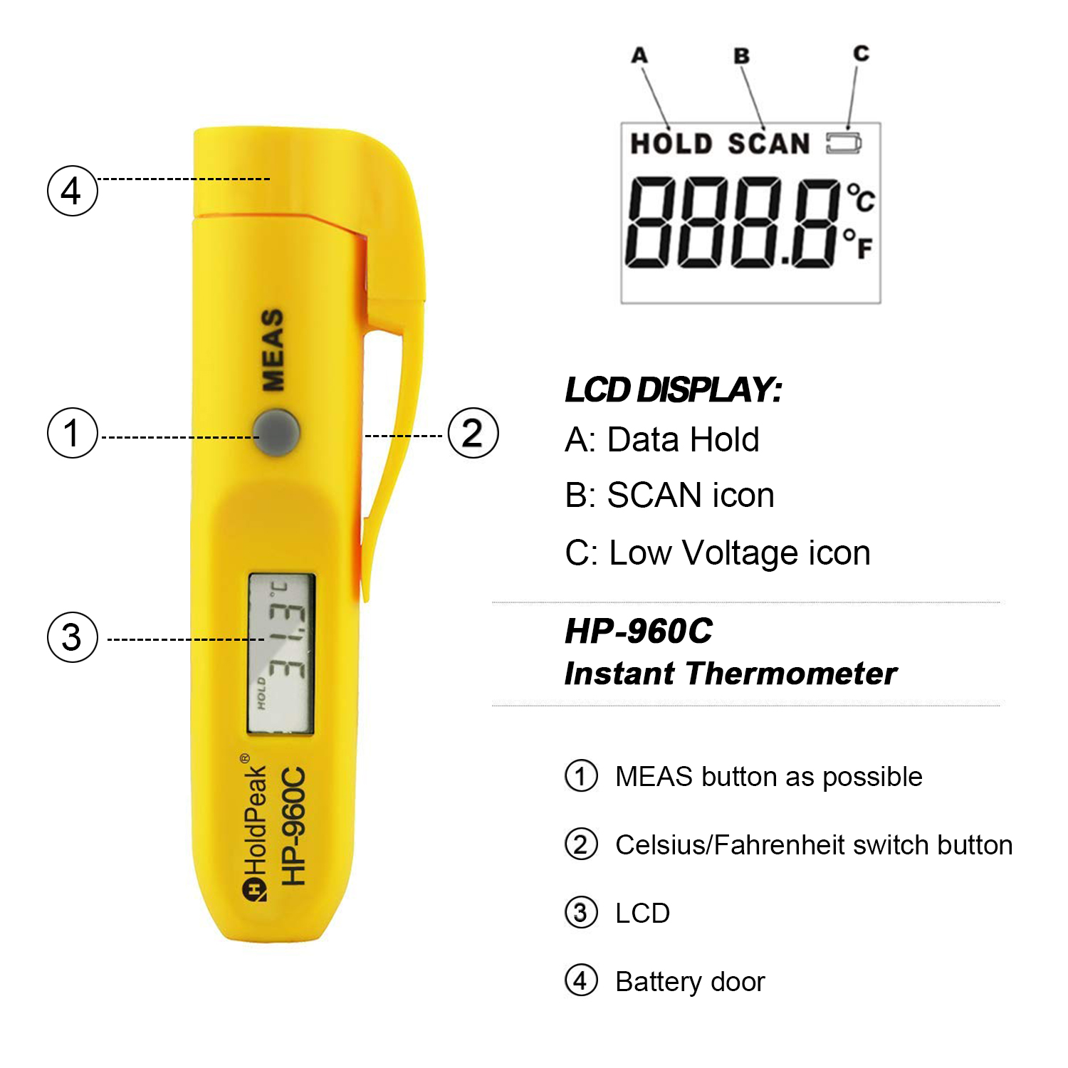 Thermomètre infrarouge de poch - Digital Thermometer Infrared avis et prix