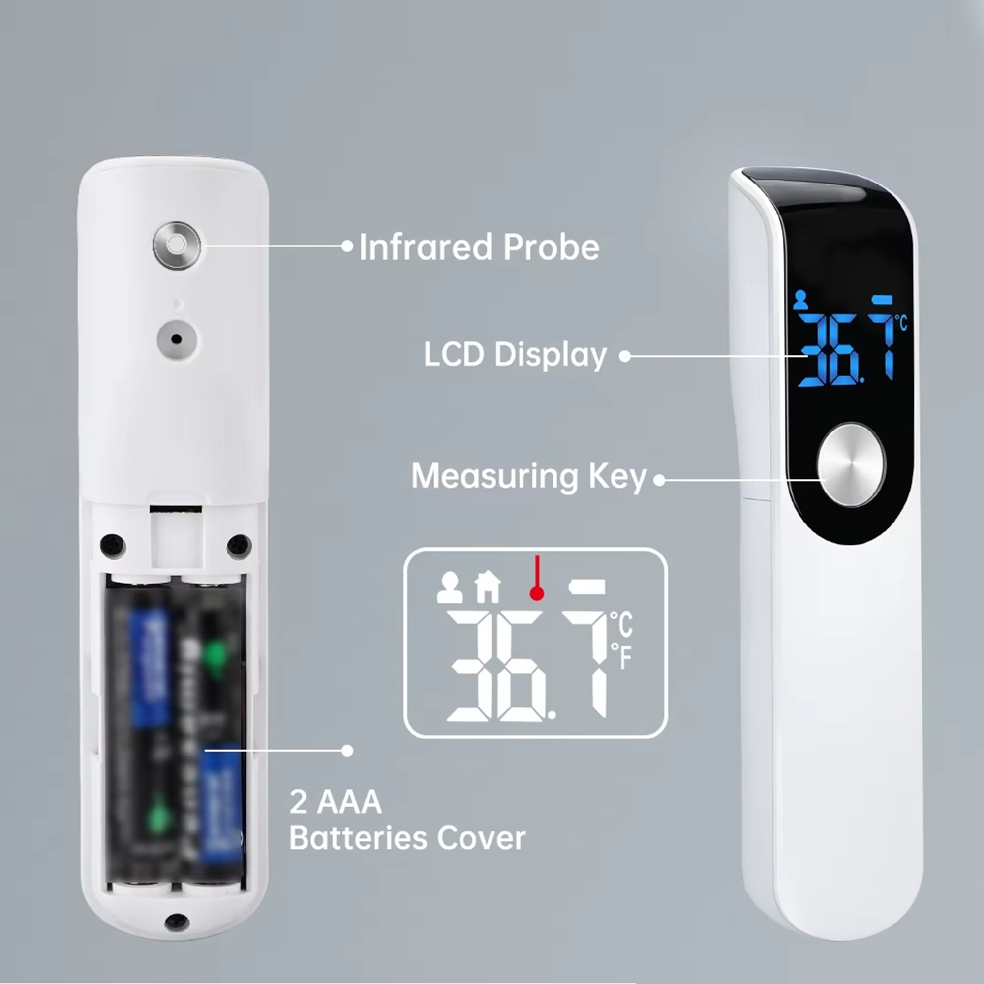 Thermomètre de fièvre infrarou - Digital Thermometer Infrared avis et prix