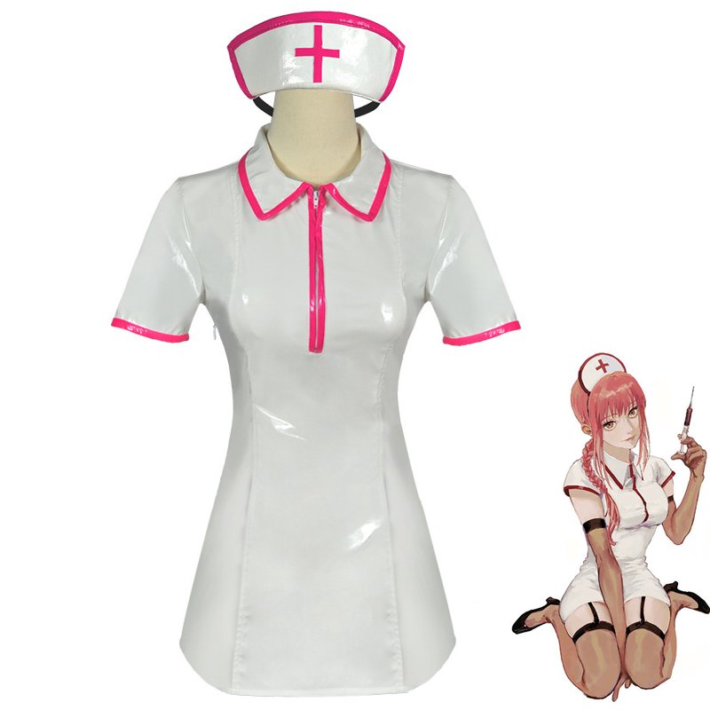 Anime Chainsaw Man Cosplay Cos - Medical Lab Uniform avis et prix