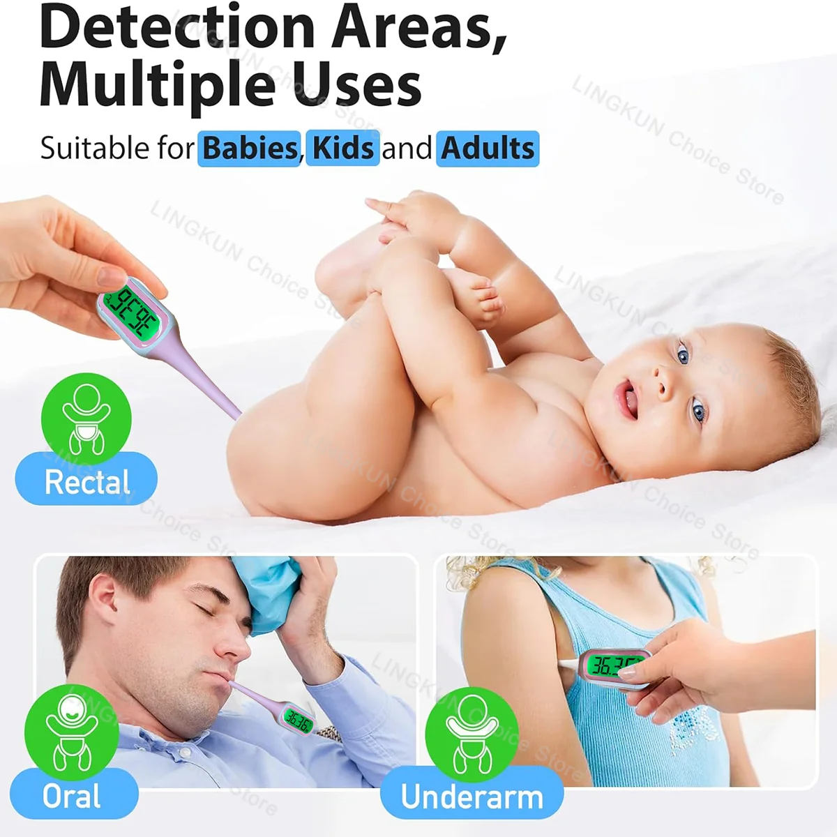Thermomètre rapide en Silicone - Digital Thermometer Infrared avis et prix